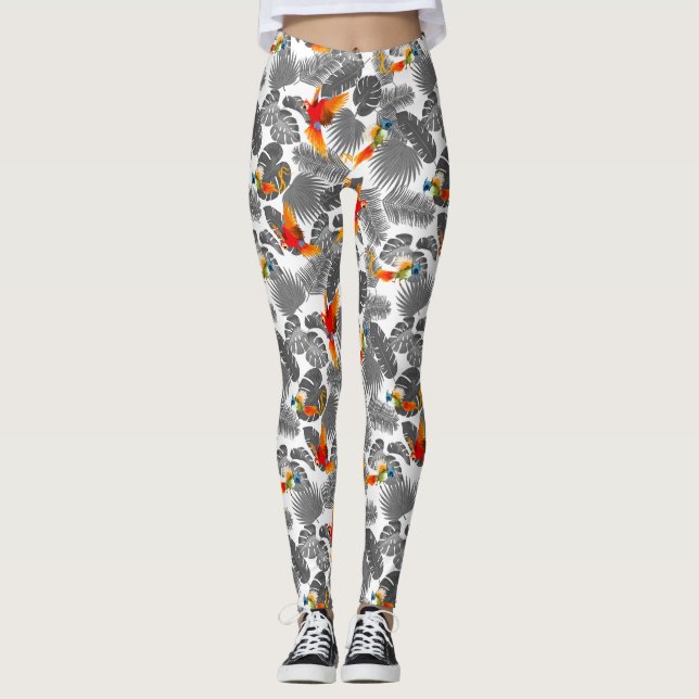 Leggings oiseaux tropicaux (Devant)