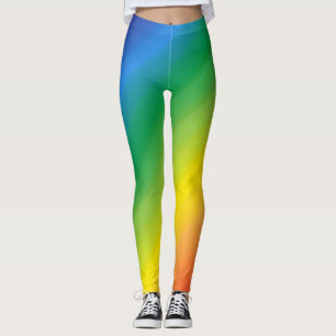 Leggings Ombre Rainbow Fierté LGBTQ colorée