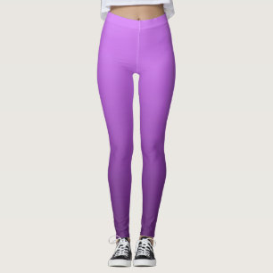 Leggings Ombre vibrante Électrique Été Violet Plongé Ombre
