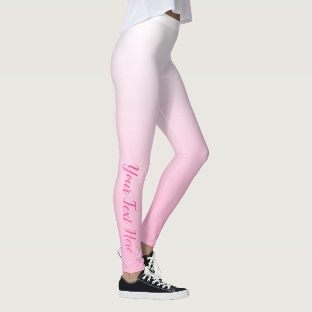 Leggings Ombres roses personnalisables (Droite)