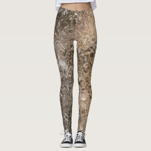 Leggings Ondes Abstraites