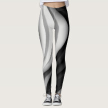 Leggings ondulés monochromatiques