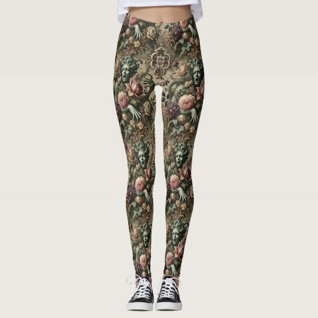 Leggings Opulence Opatique - Victorien gothique (Devant)