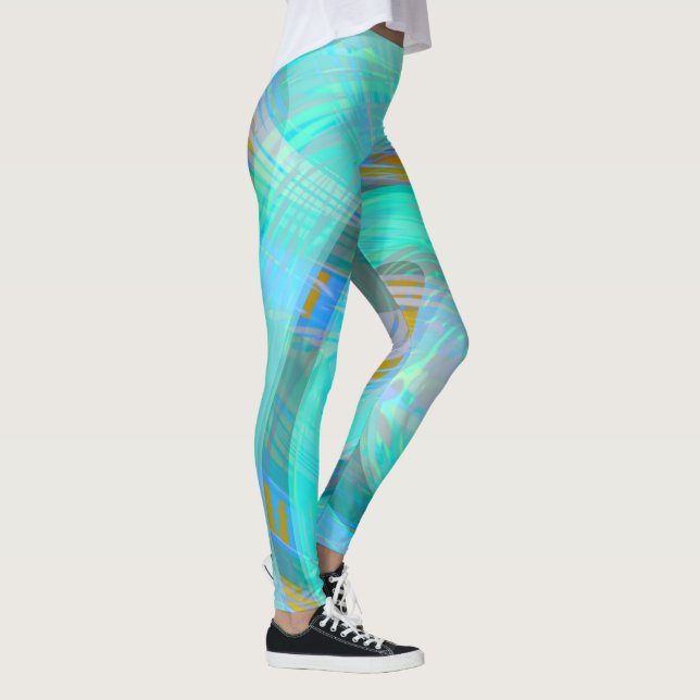 Leggings Or aquatique (Droite)