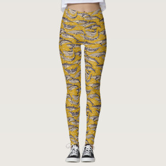 Leggings or de la baleine à lait