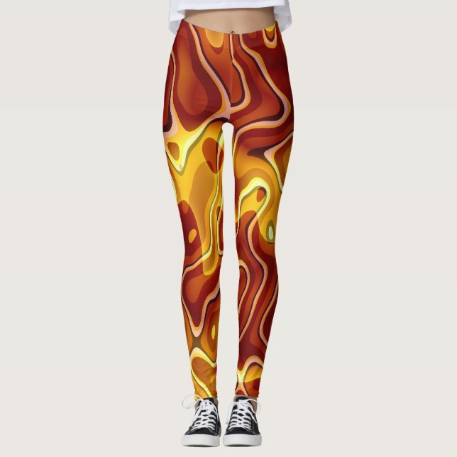 Leggings Or et cuivre (Devant)