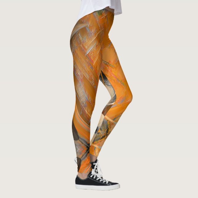 Leggings Orange Designer (Droite)