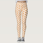 Leggings Orange Evil Jack O'Lantern Motif Halloween<br><div class="desc">Célébrez l'Halloween avec ces légendes d'Halloween uniques et modernes avec le mauvais Jack O'Lantern motif.</div>
