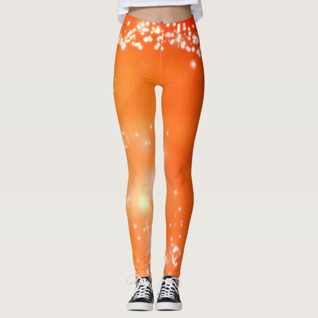Leggings Orange Splash (Devant)
