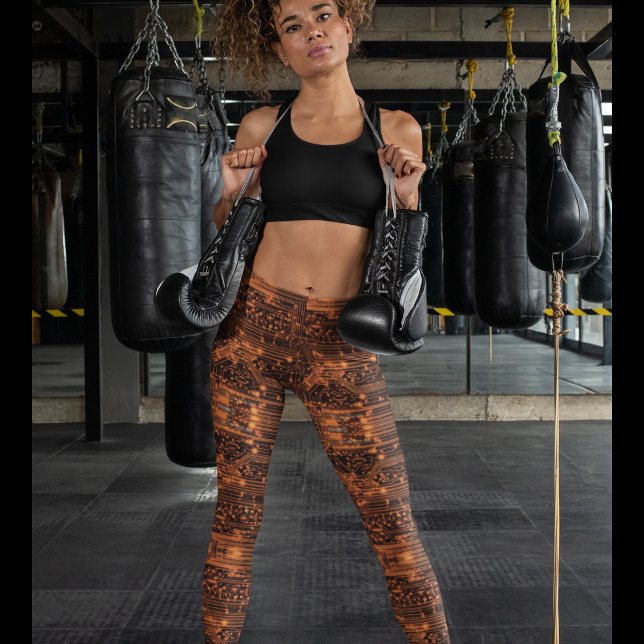 Leggings oranges en néon électrique - Cool (Créateur téléchargé)