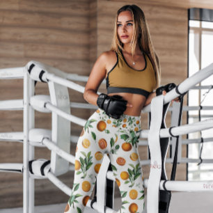 Leggings Oranges Fruits blancs Légendes
