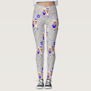 Leggings oreilles de lapin hanoukka emoji
