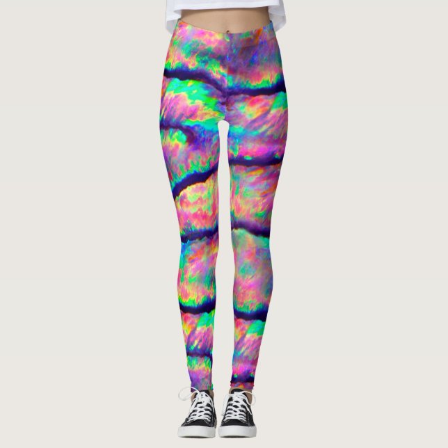 Leggings Ormeau d'arc-en-ciel (Devant)