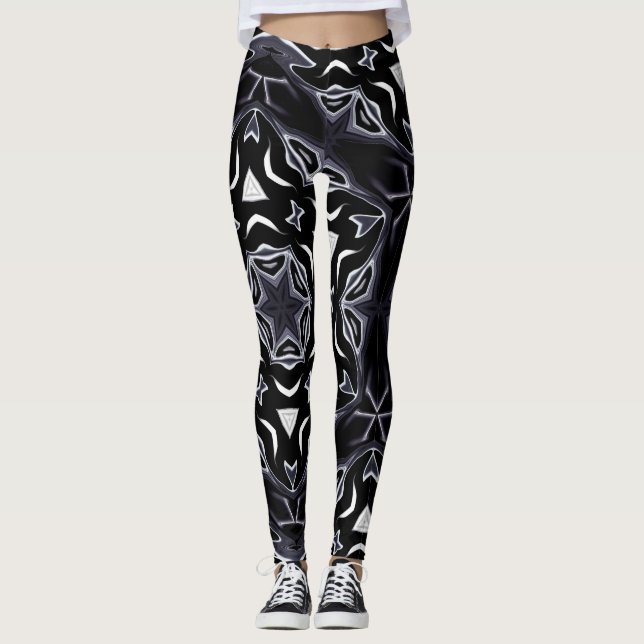 Leggings ornement arabe, asiatique (Devant)