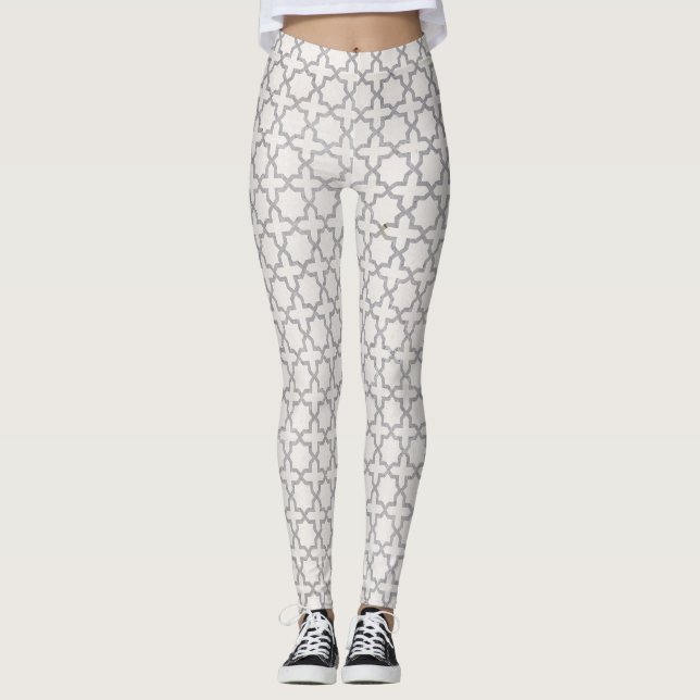 Leggings Ornement arabesque élégant (Devant)