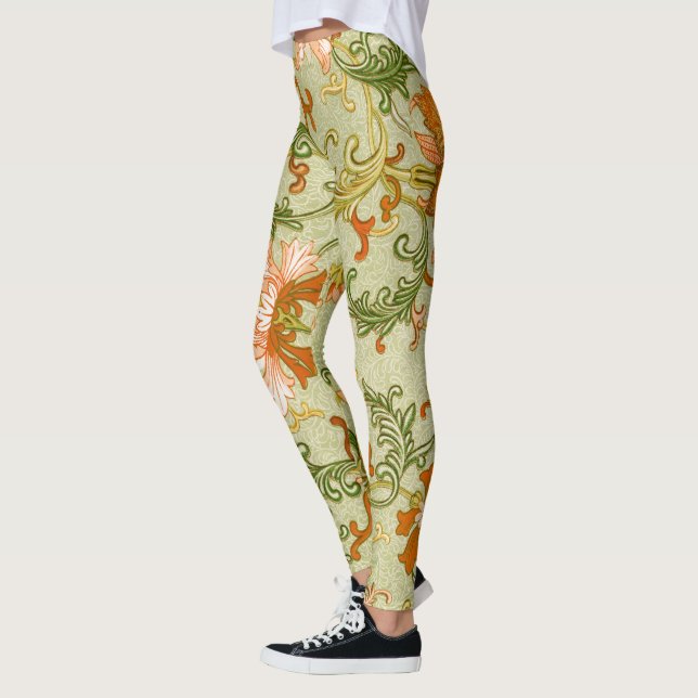 Leggings Ornement Chinois Vintage Jones Fleurs (Gauche)