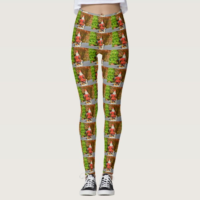 Leggings Ornement du père noël (Devant)