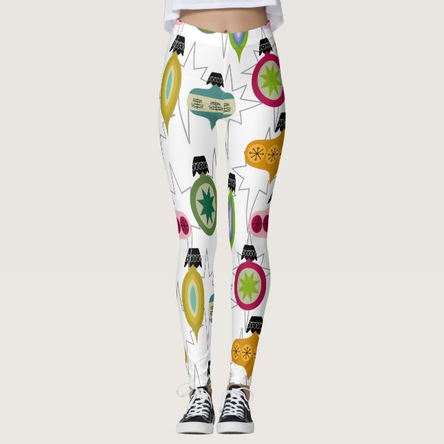 Leggings Ornements atomiques (Devant)