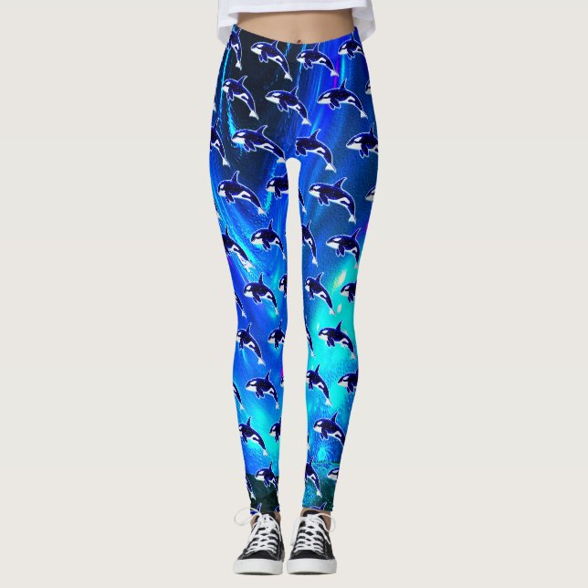 Leggings Orque cosmique (Devant)