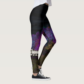 Leggings oscar feuilles de la fête
