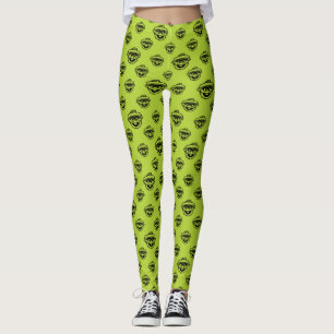 Leggings Oscar le Motif vert du Groupement