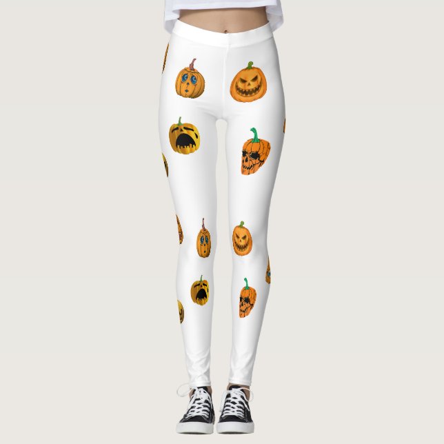 Leggings Osez porter la citrouille d'Halloween (Devant)