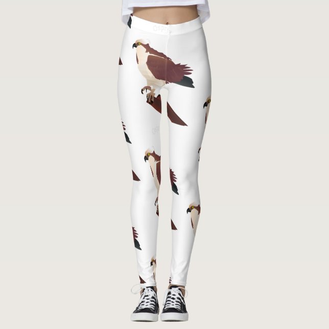 Leggings Osprey Hawk Raptor Thunder_Cove (Devant)