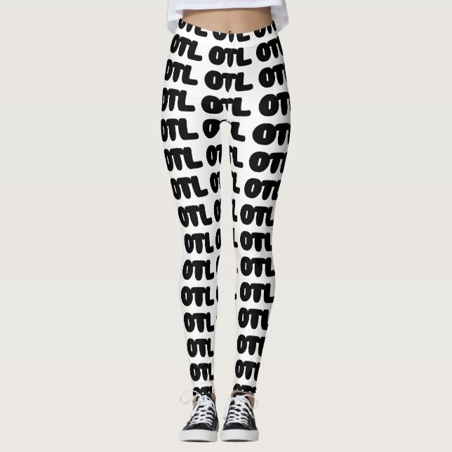 Leggings OTL Emoticon ~ Élang coréen (Devant)