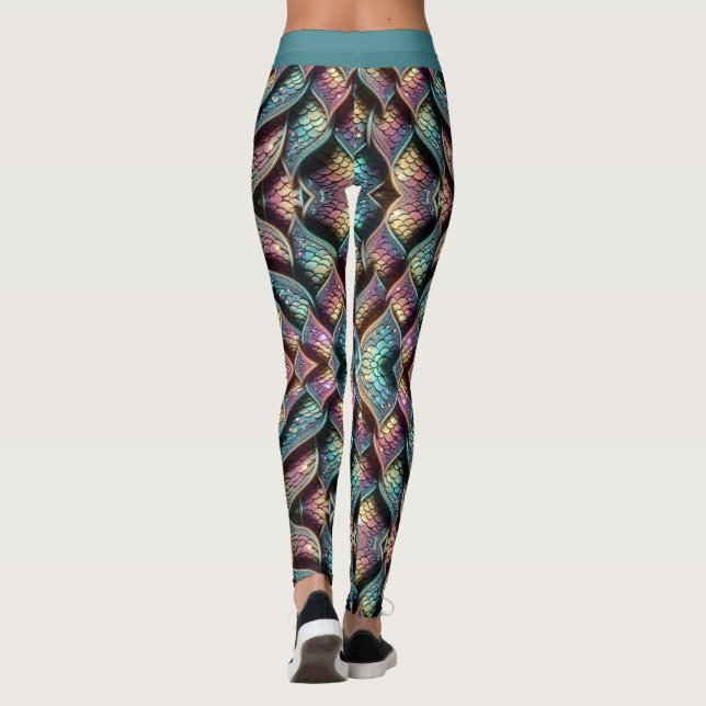 Leggings Où est la sirène (Dos)