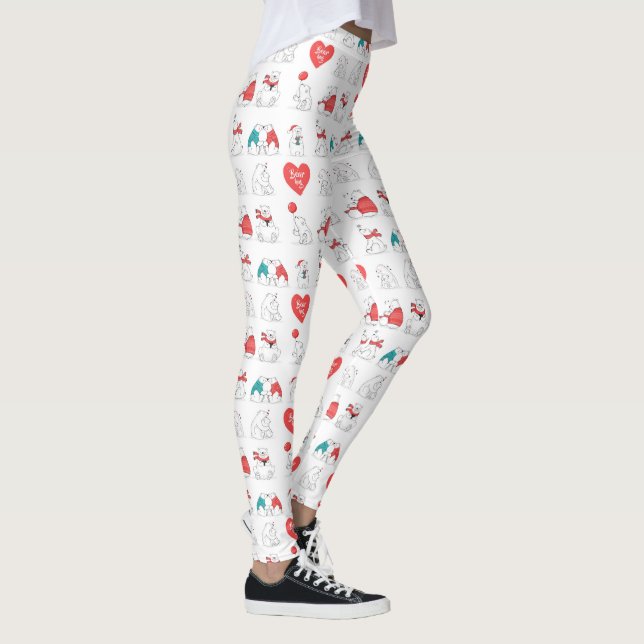 Leggings Ours Ours Ours Ours Polaires (Droite)