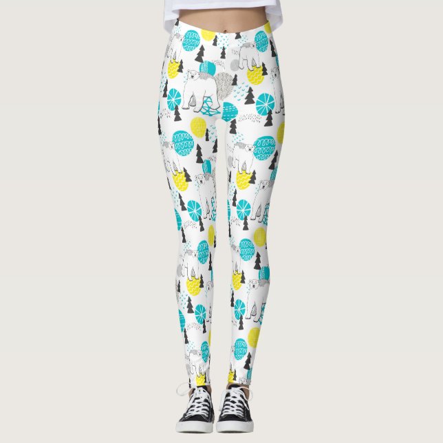 Leggings Ours polaire (Devant)