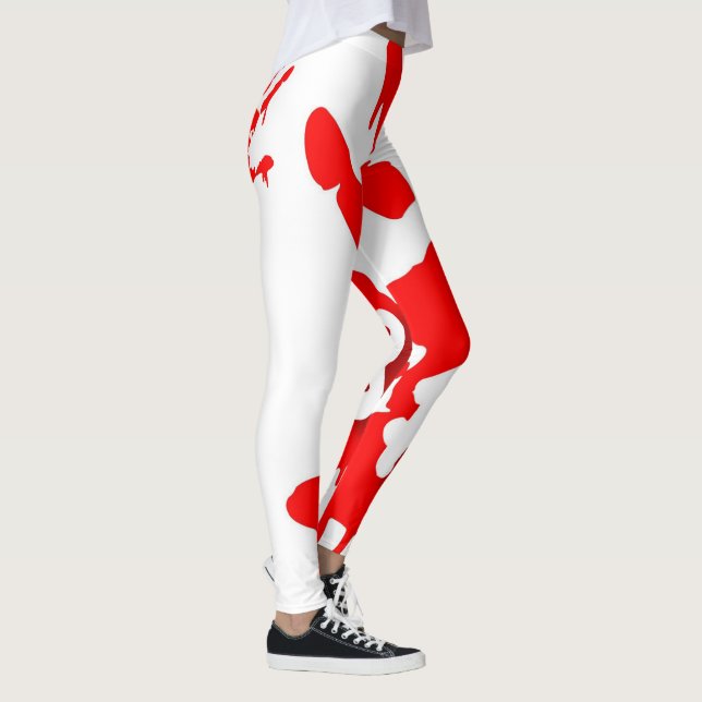 LEGGINGS OUVRAGE D'EMPREINTE DE SORT F8 LOGO YOGA STRETCH (Droite)