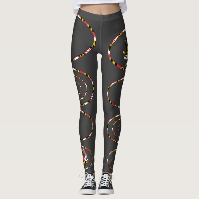 Leggings Ovales de crabe de DM (Devant)