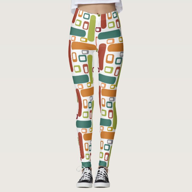 Leggings Ovales et cercles (Devant)