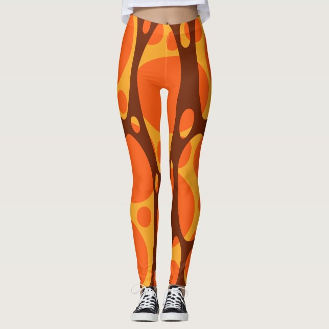 Leggings Ovales stratifiés des années 1970 (Devant)