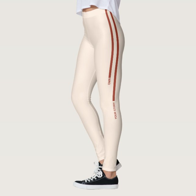 Leggings Own Your Story Shirt – Bold Motivational Quote (Gauche)