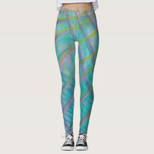 Leggings P34 Art Abstrait Coloré Unique
