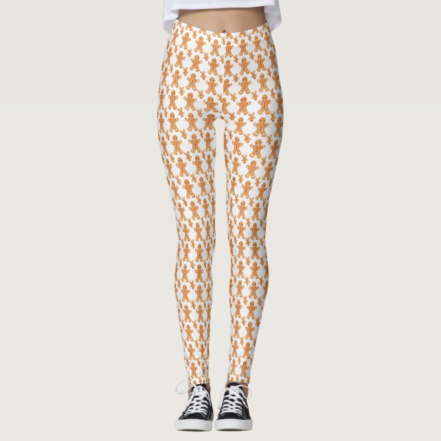 Leggings Pain d'épices Hommes Noël (Devant)