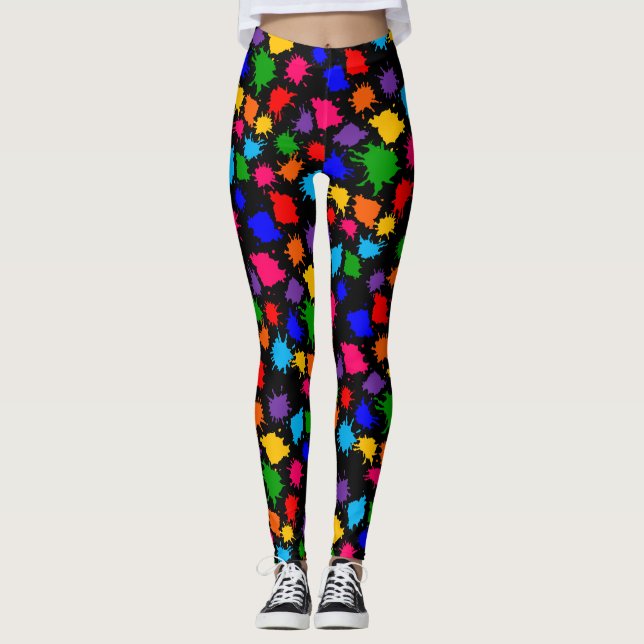Leggings Paint Splatter (Devant)