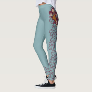 Leggings Paisely Flower Scooby-Doo et le Gang
