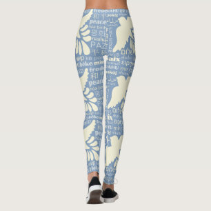 Leggings PAIX dans beaucoup des guêtres faites sur command