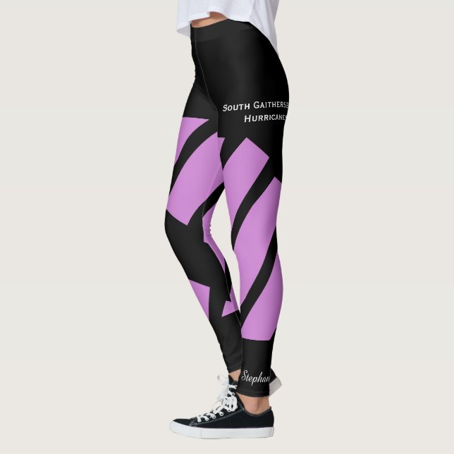 Leggings Pale Purple Team/Club, Nom, Faux Shorts,  (Gauche)
