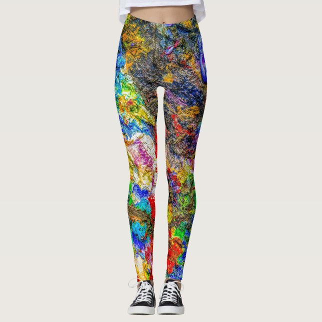 Leggings Palette de couleurs (Devant)