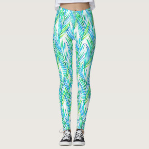 Leggings Palm Whisperer Hawaiian Tropical Cool