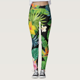 Leggings Palme d'ananas Motif sans joint