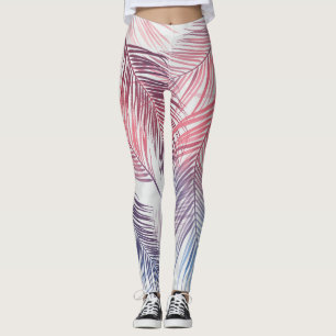 Leggings Palmiers Tropicaux Hawaïens : Élégants et sans fil