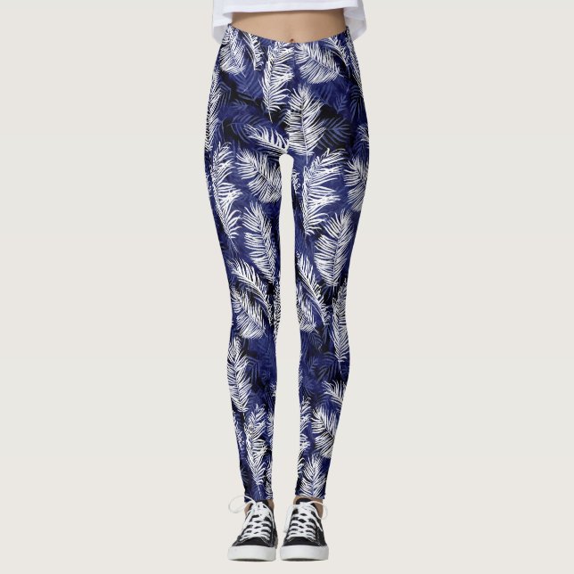 Leggings Palms d'Indigo (Devant)
