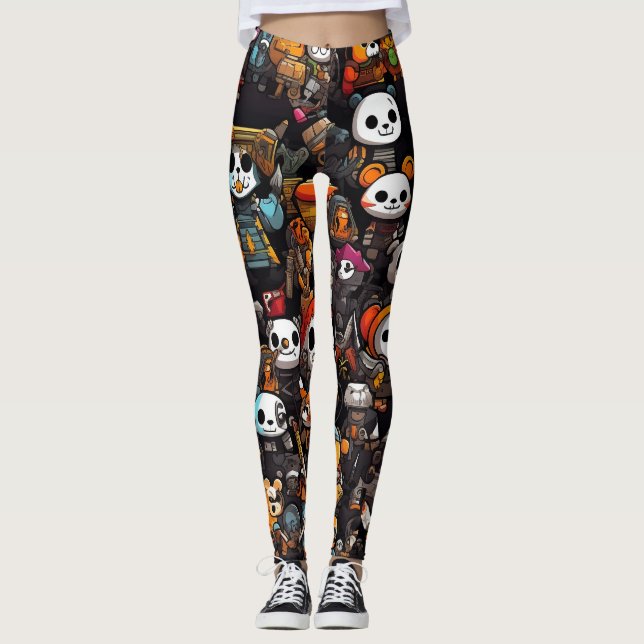 Leggings Panda Mania (Devant)