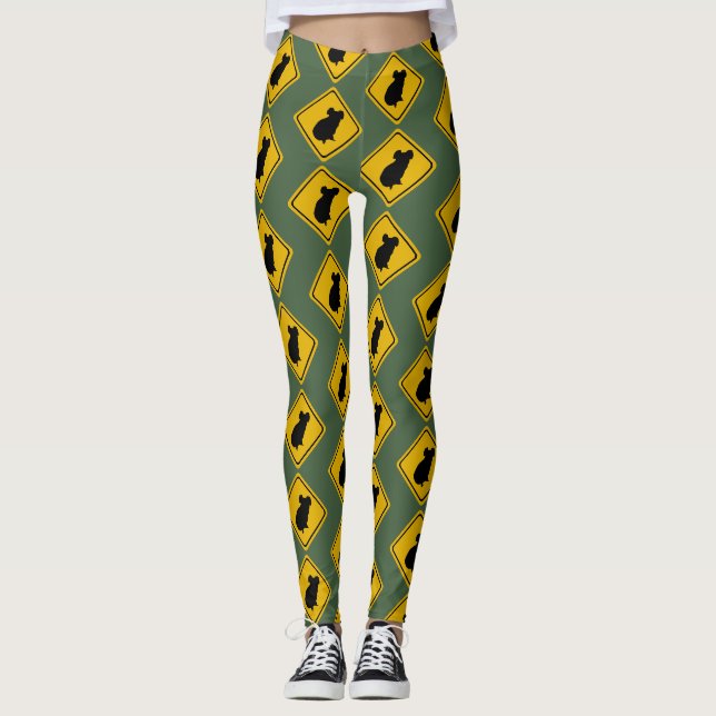 Leggings panneau routier koala (Devant)