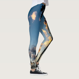 Leggings pantalon de drapeau américain